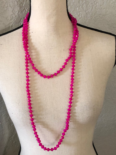 H pink beads