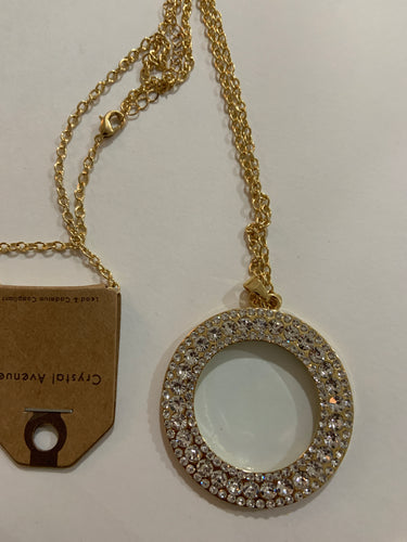 Magnifying glass necklace 231