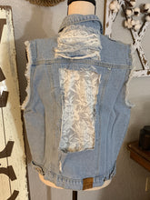 Load image into Gallery viewer, Distressed pol vest