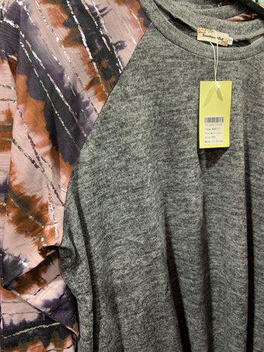 Tie dye sleeve top