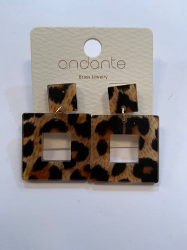 Acrylic earrings 607