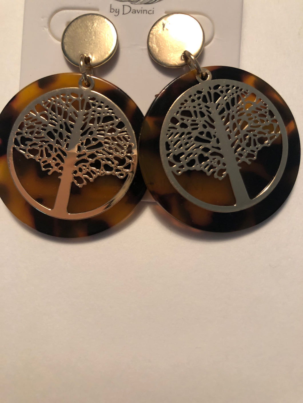 Earrings tree of life