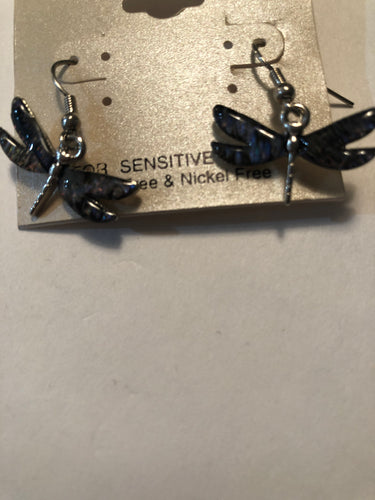 Earrings dragonfly