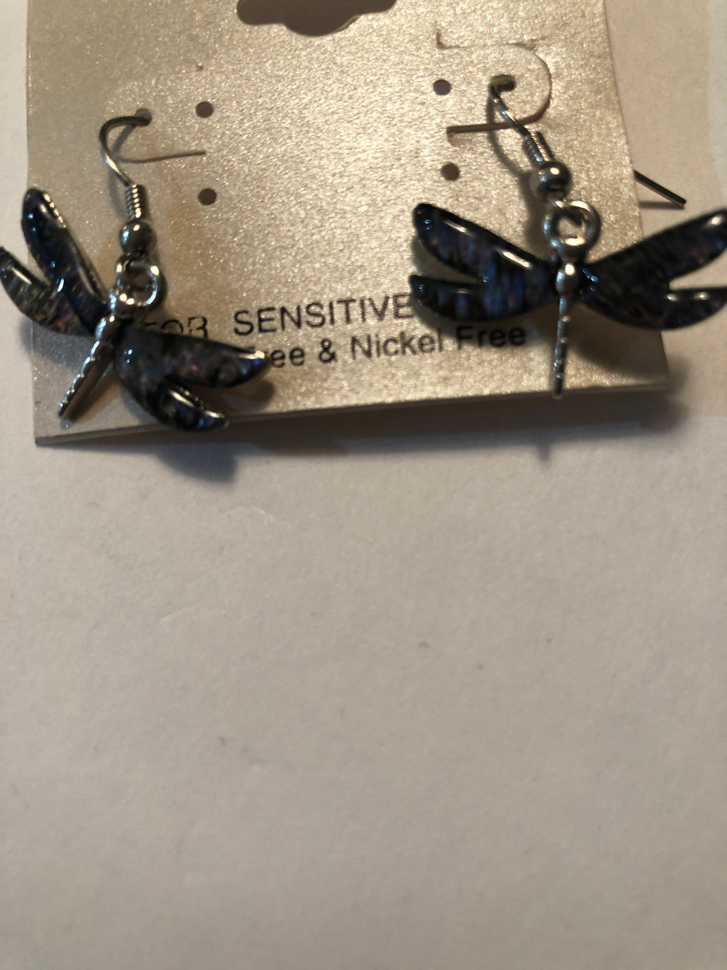 Earrings dragonfly
