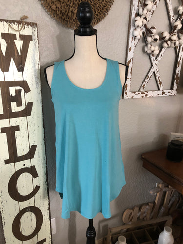 Teal tank