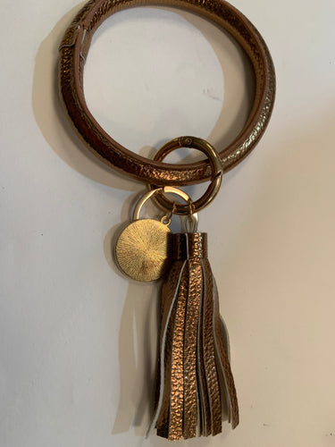 Gold keychain