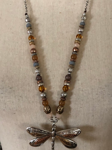 Multi metal dragon necklace combo