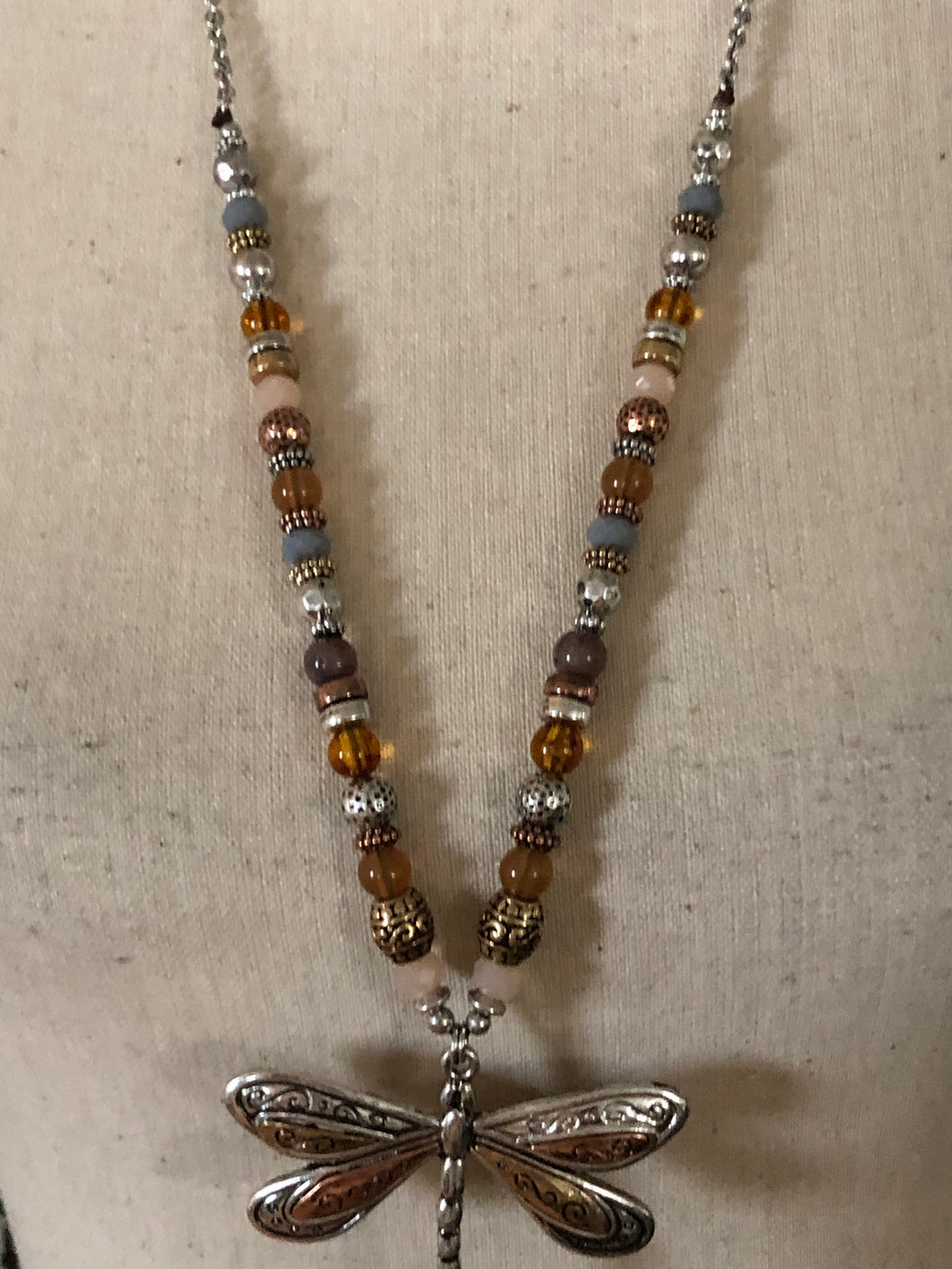 Multi metal dragon necklace combo