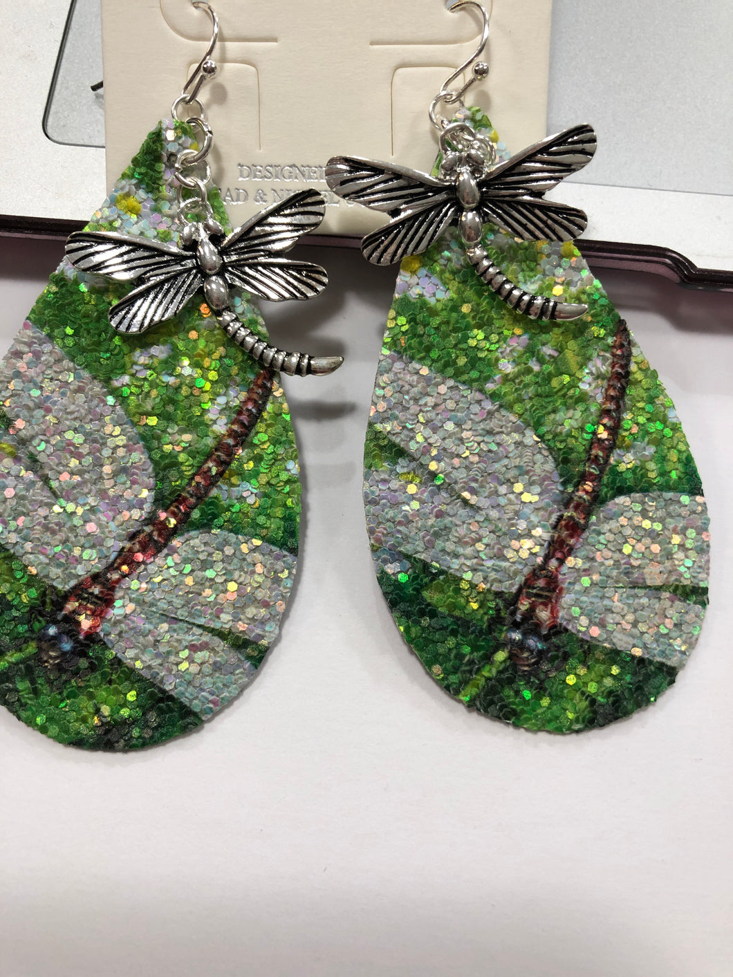 Dragon teardrop earrings