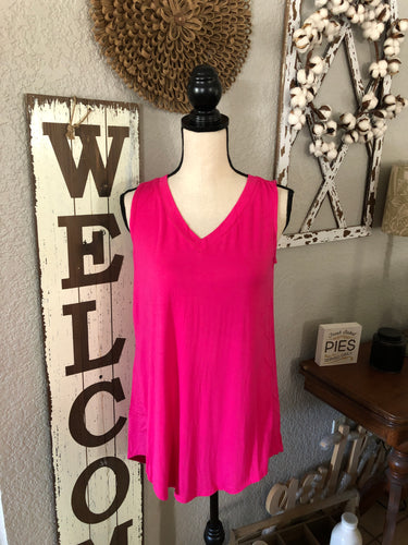 Hot pink perfect tank