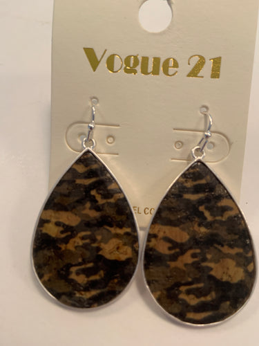 Camouflage earrings