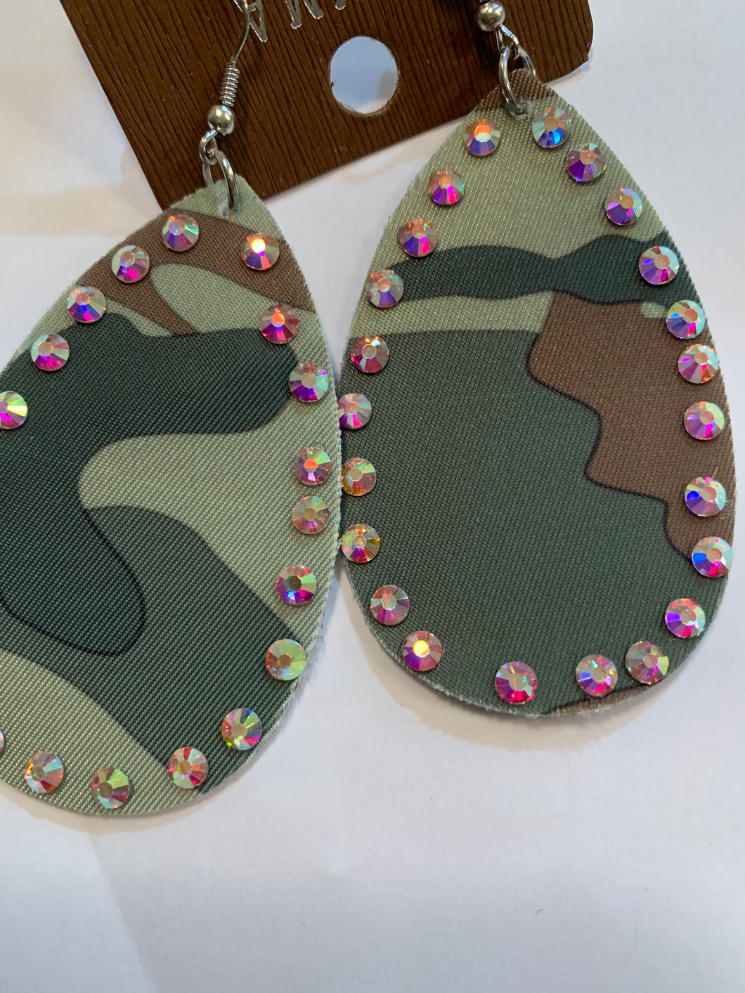 Camo earrings 236