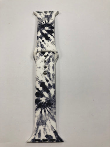 Black/white Apple Watch band 42/44