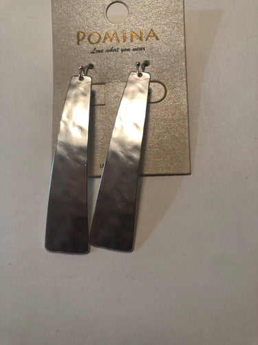 Earrings silver tone