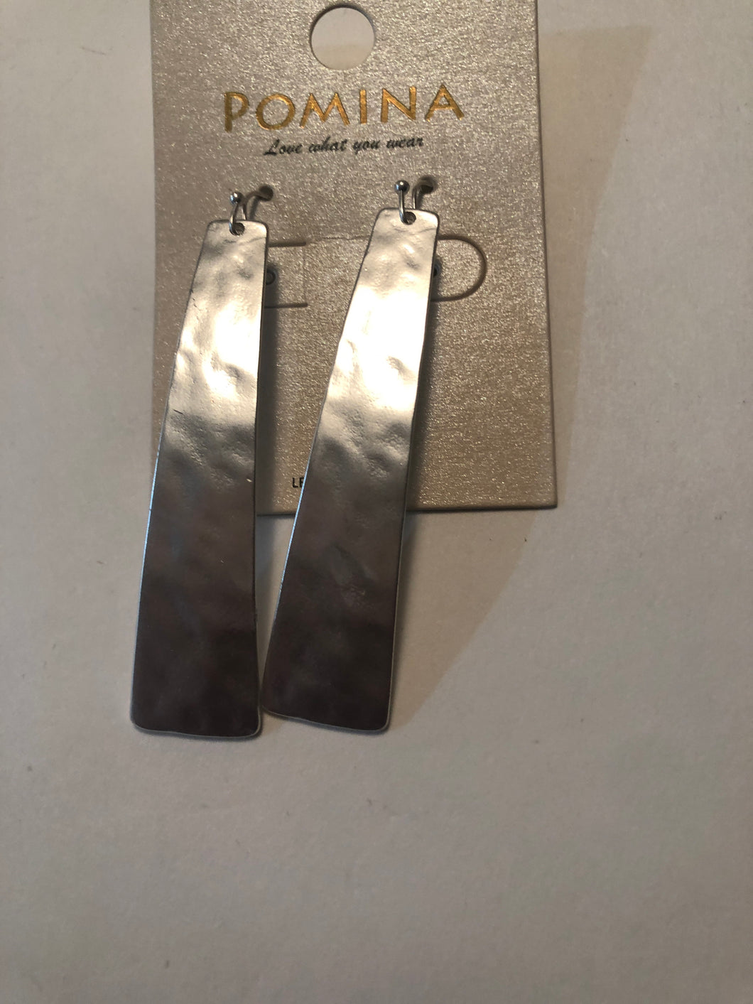 Earrings silver tone