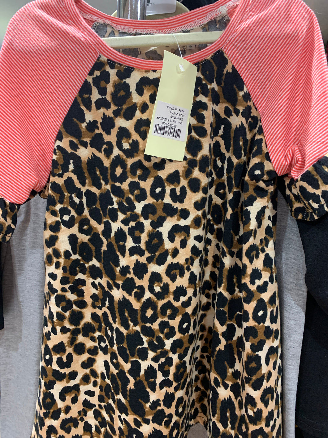 Children’s cheetah top