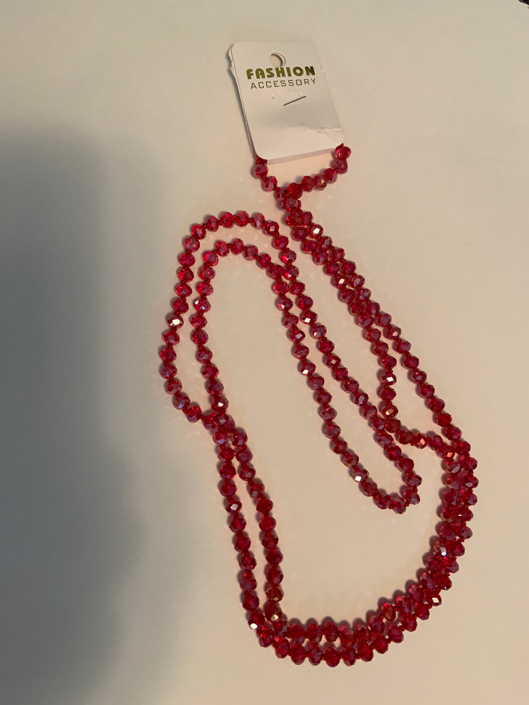 Beads Frosted cherry