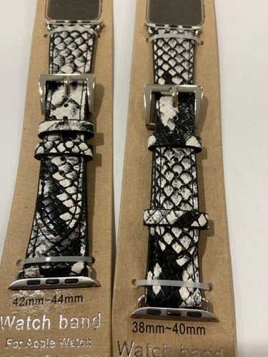 Snakeskin Apple Watch band