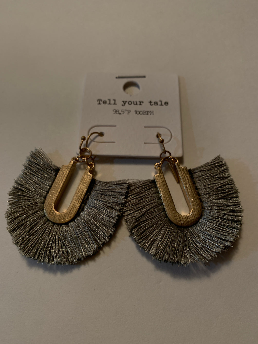 Earrings sage green 896
