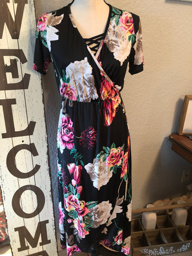 Dress black background