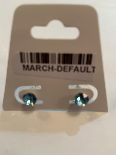 March Earrings Birthstone