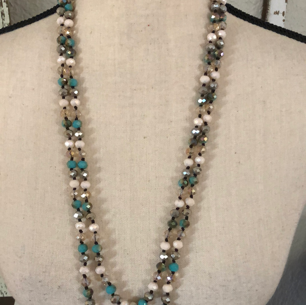 Turquoise ombré beads