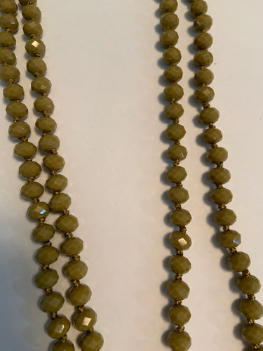Army green beads