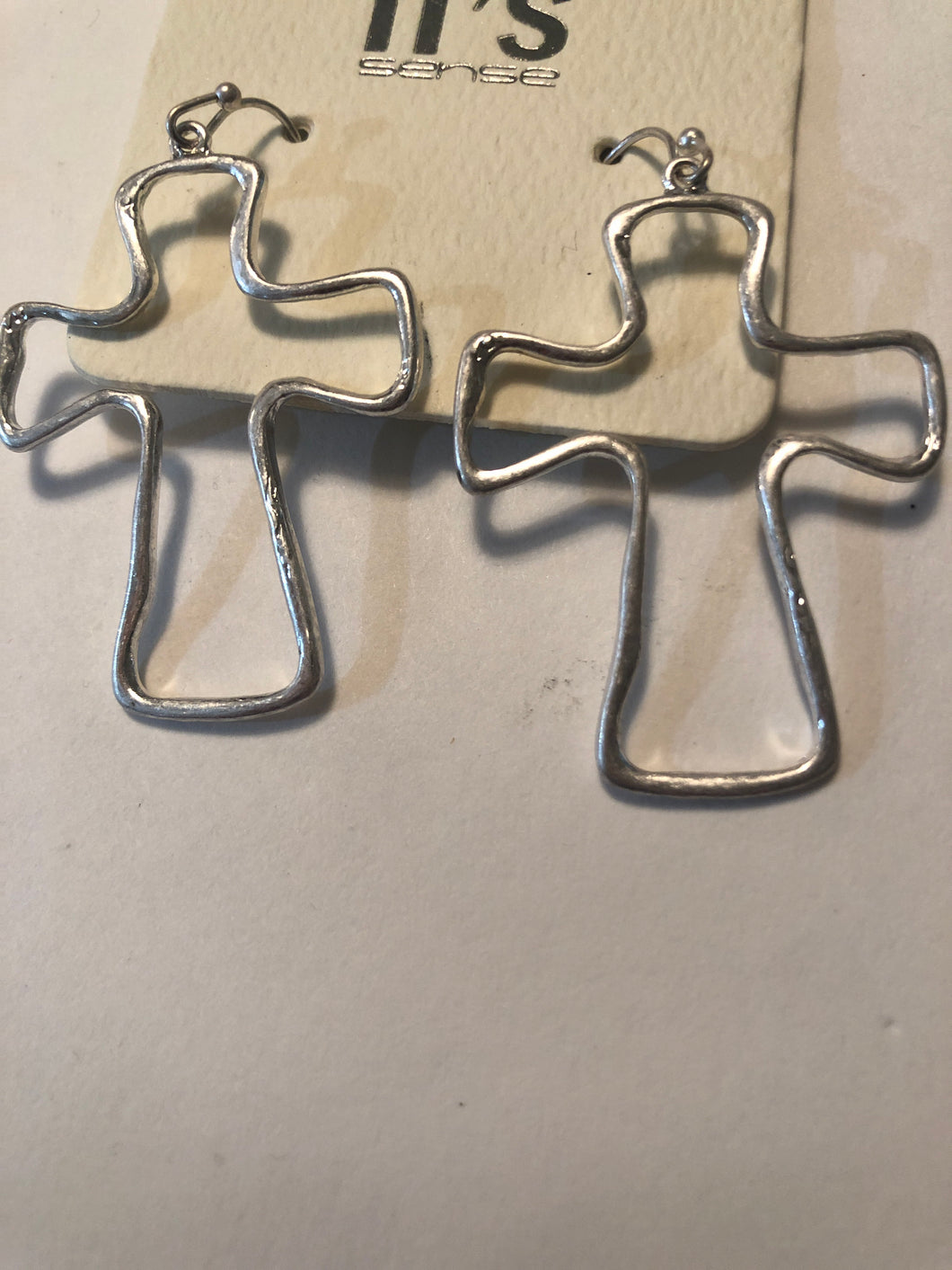 Earrings crosses 4555