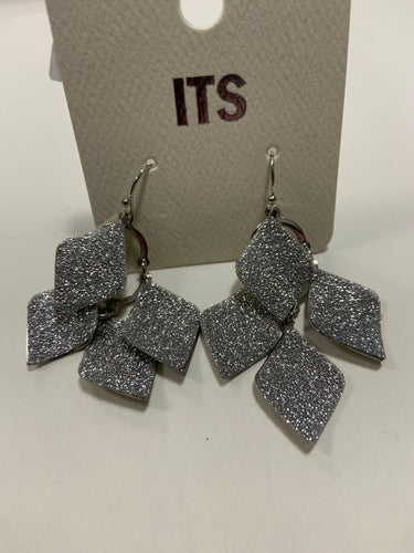 Silver dangle earrings