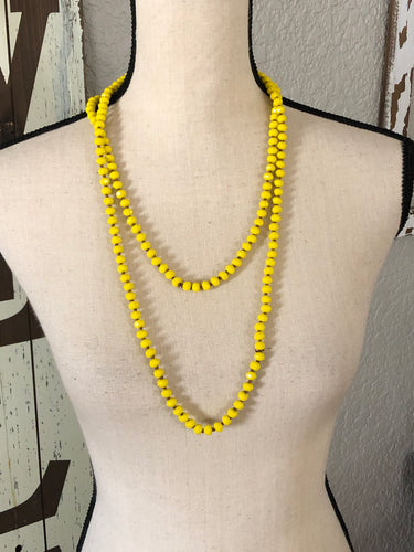 Sunflower yellow beads