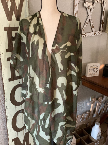 Camo kimono