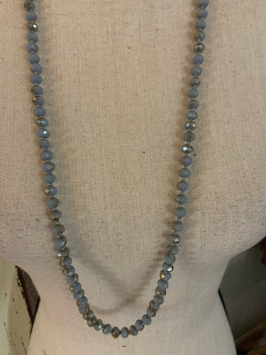 Dove gray taupe Shorty beads 36649