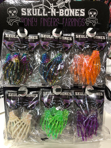 Boney  finger earrings