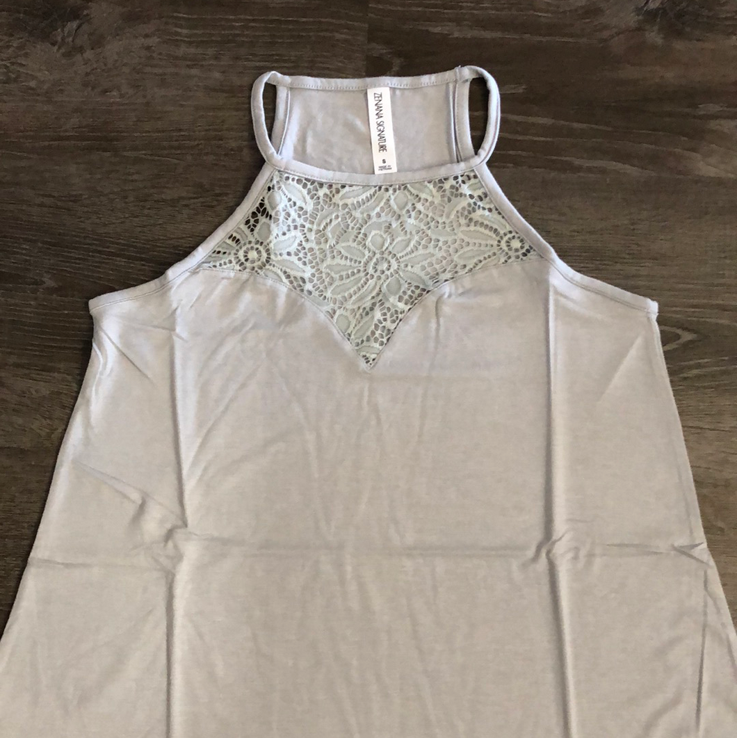 302 Grey rocker tank