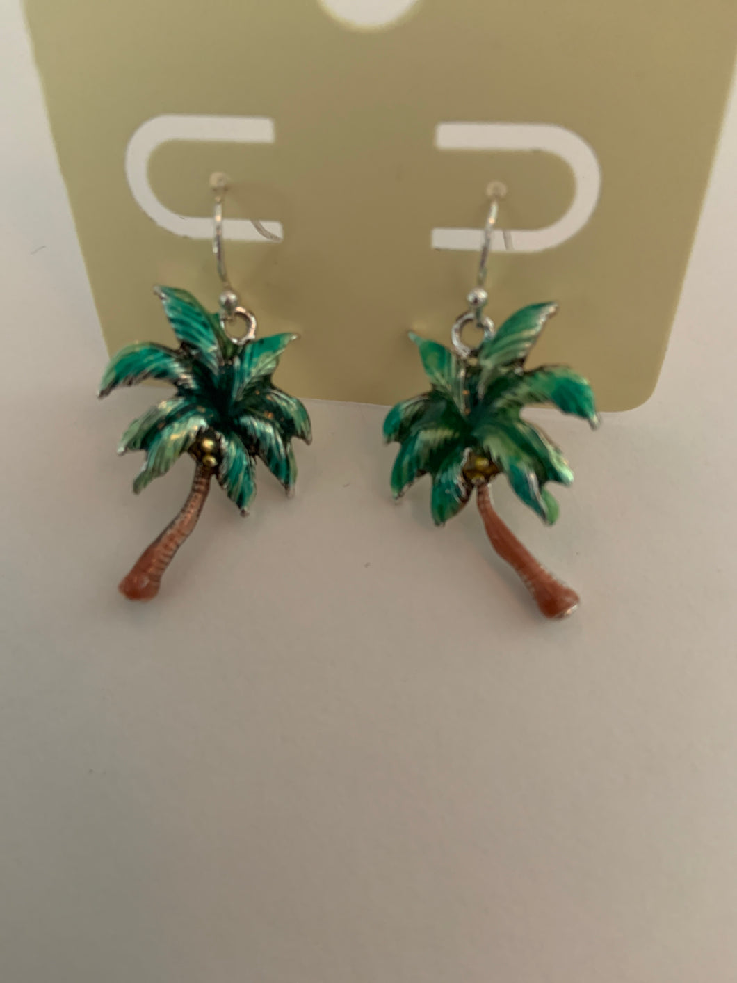 Earrings palm tree