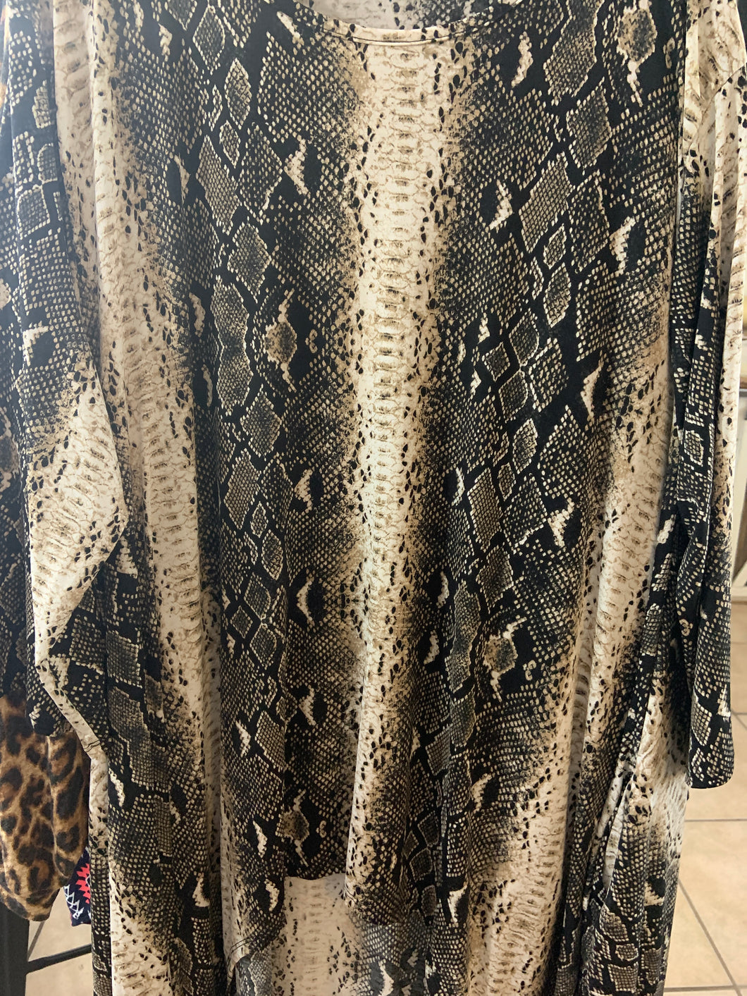 Snakeskin Hilow top