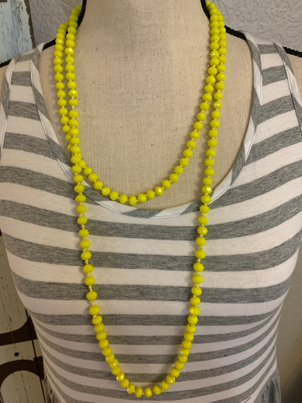 Sunshine yellow beads