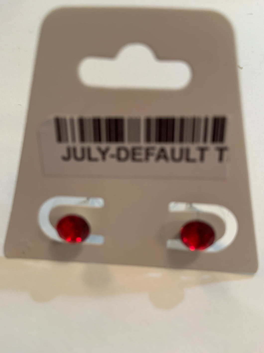 July Earrings Birthstone