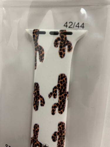Cheetah cactus Apple Watch band 42/44