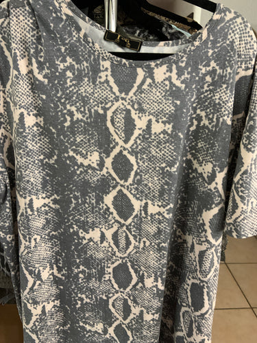 Snakeskin top