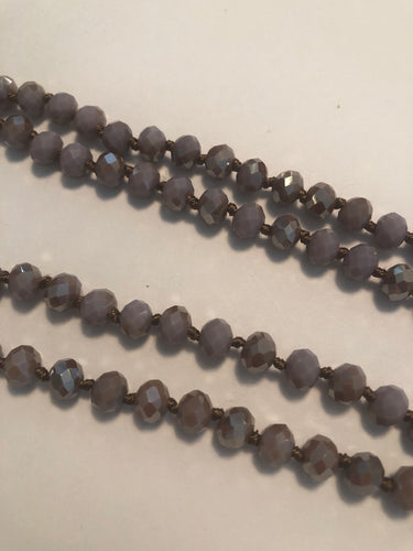 Beads purple/ brown