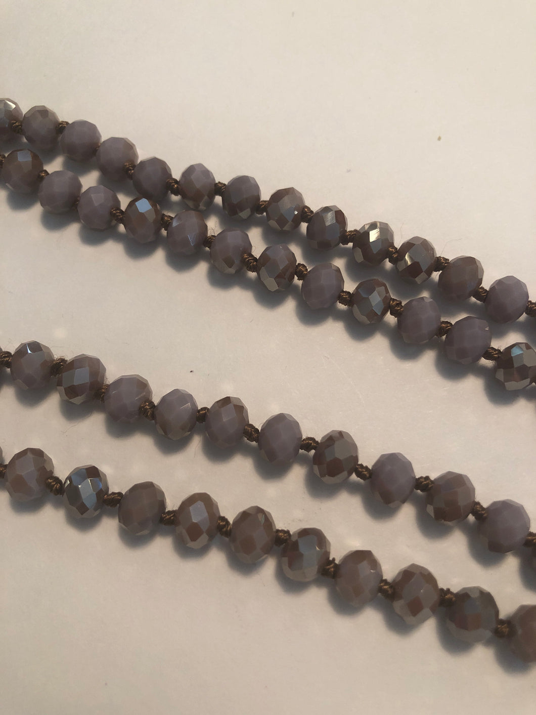 Beads purple/ brown