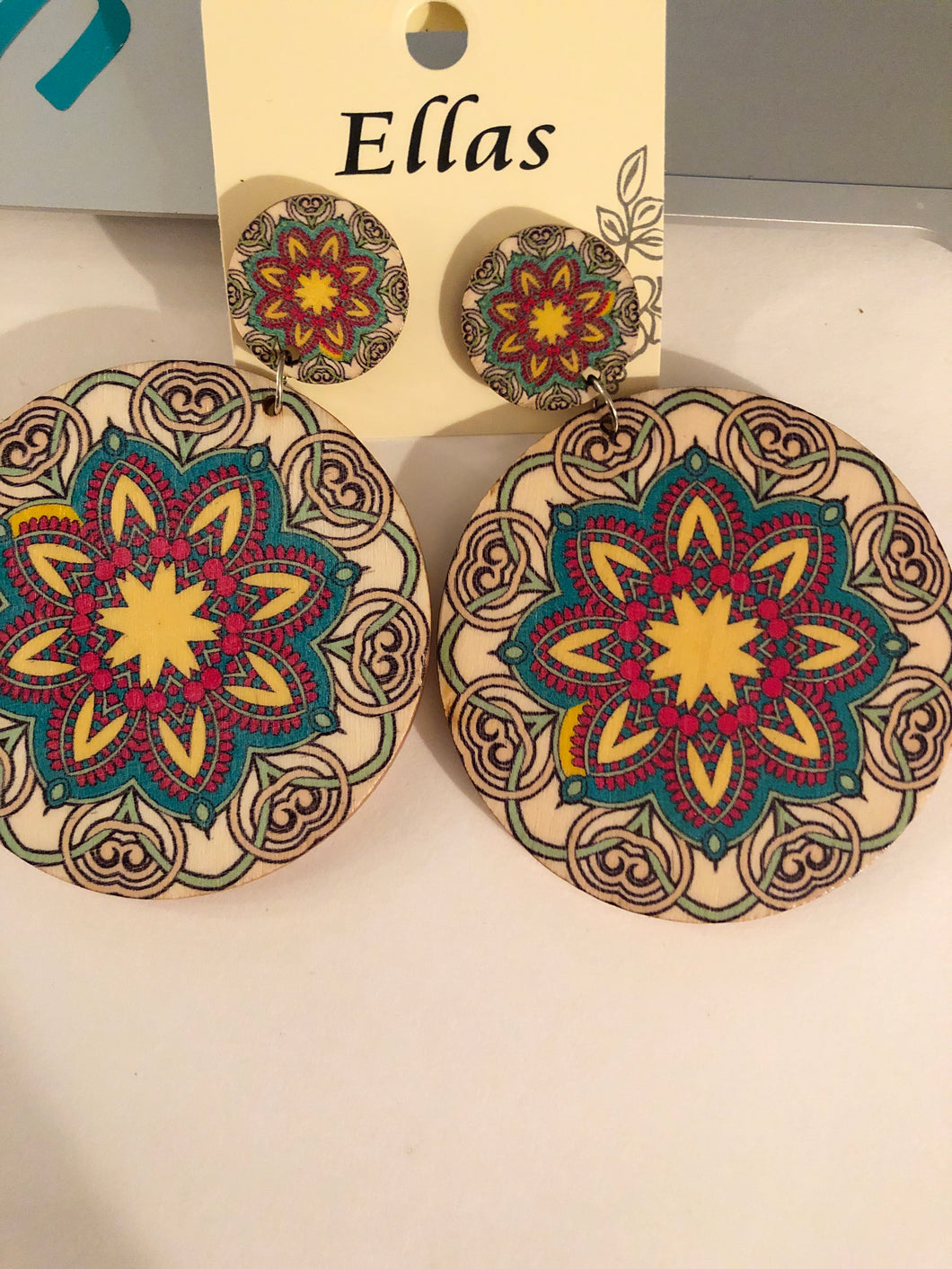 Earrings medallion 101