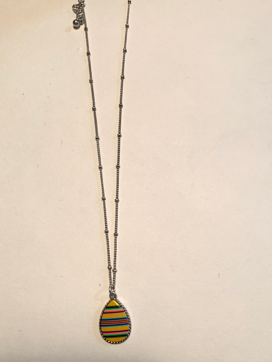 Necklace serape yellow