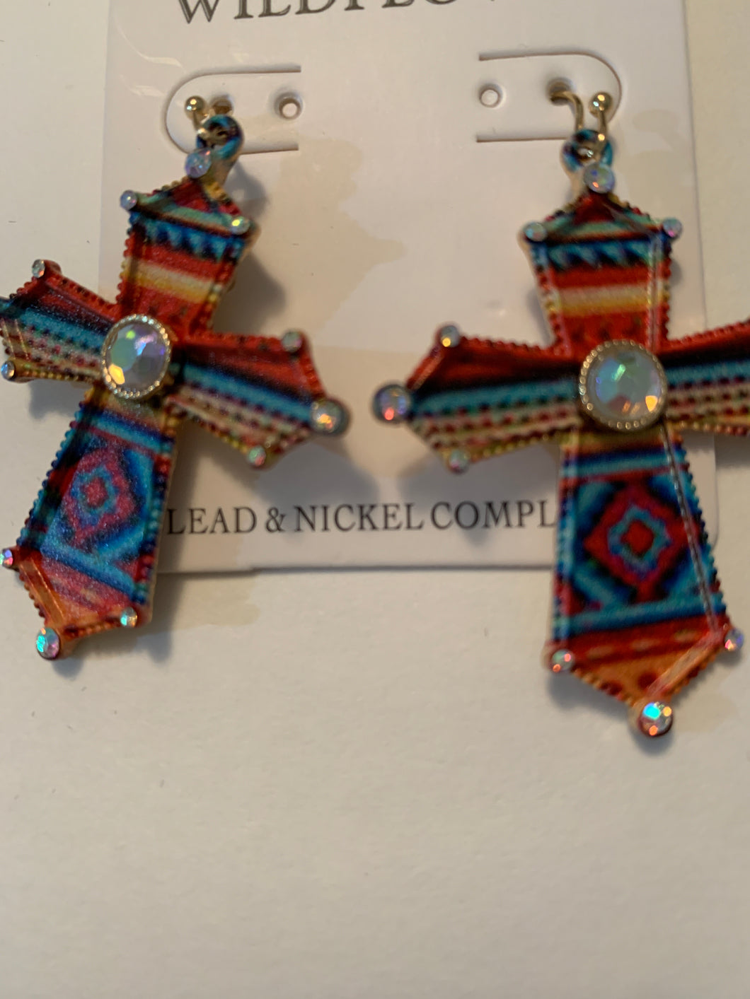 Earrings crosses 459