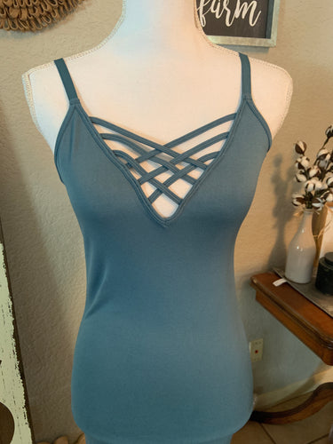 Tanklette slate blue