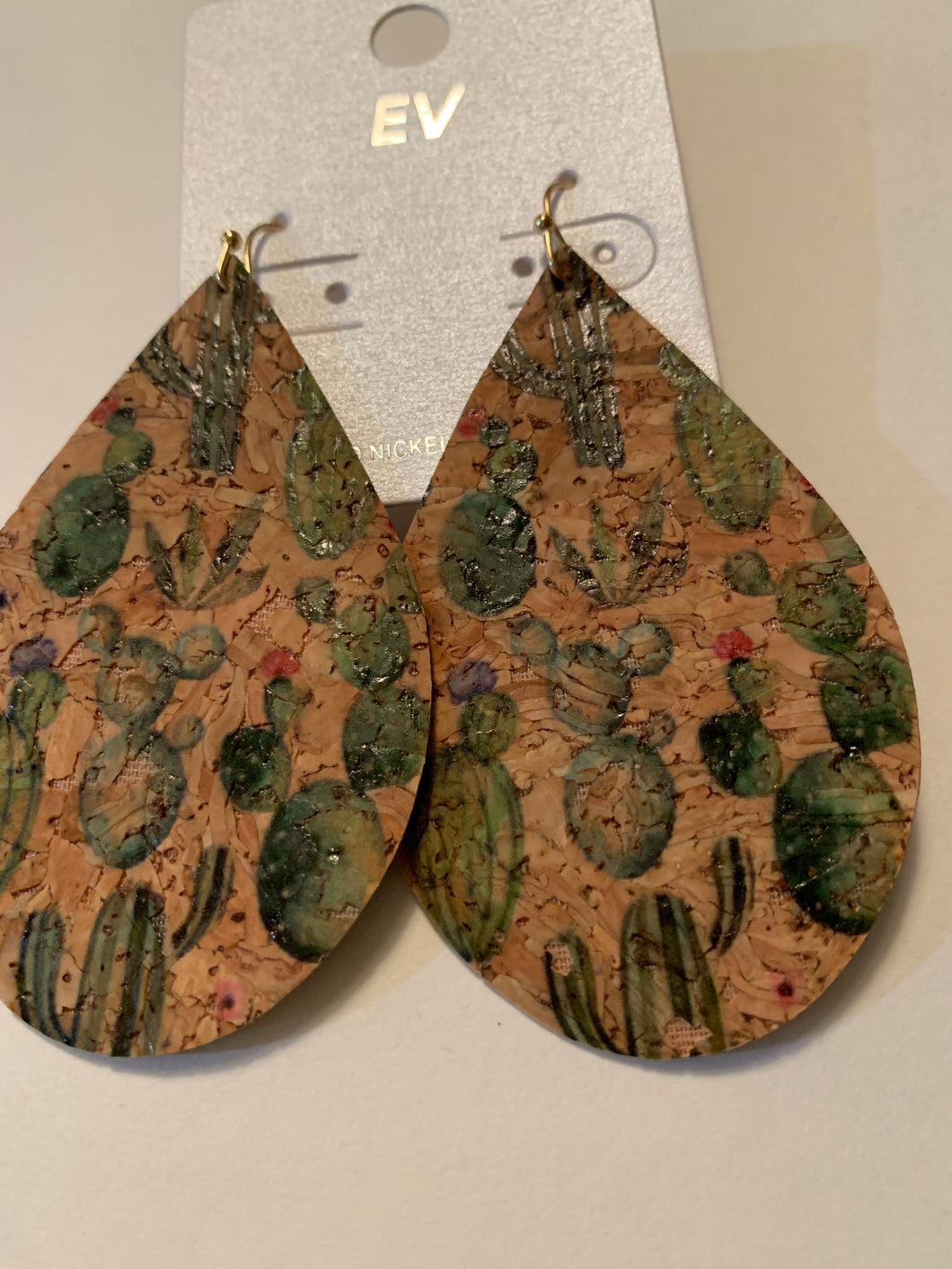 Earrings cactus 378