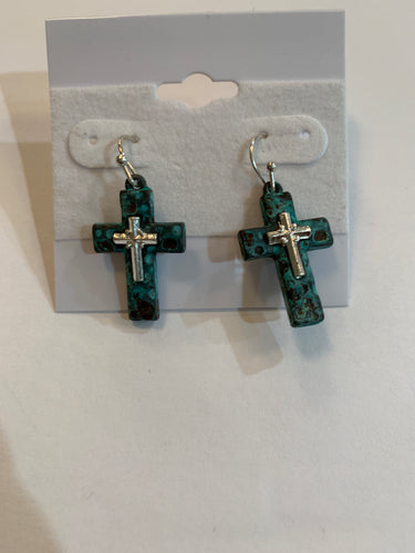 Earrings cross