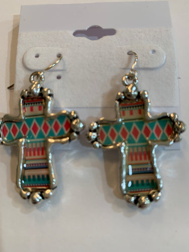 Earrings cross