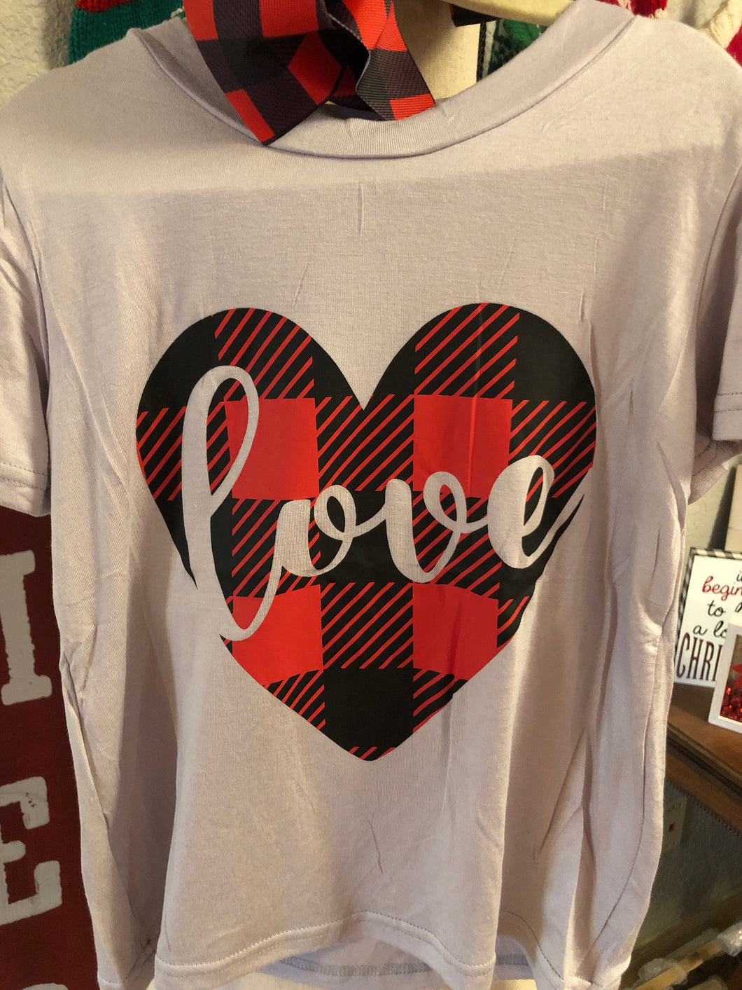 Buffalo check kids top